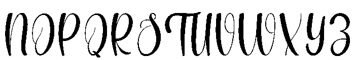 Ladies Font UPPERCASE