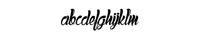 Lady Bohemia_PersonalUseOnly Font LOWERCASE