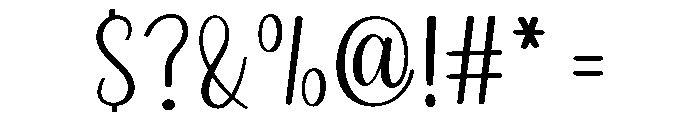 Ladybird Font OTHER CHARS
