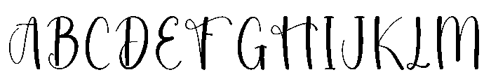 Ladybird Font UPPERCASE
