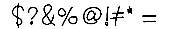 Ladybugletters Font OTHER CHARS