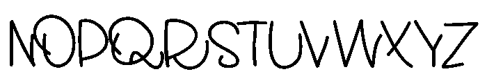 Ladybugletters Font UPPERCASE