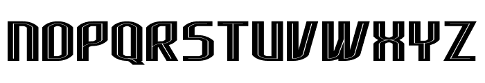 Lakisa Stencil Expanded Font LOWERCASE