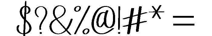 LamanyRegular Font OTHER CHARS