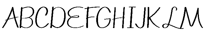 LamanyRegular Font UPPERCASE
