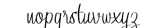 LamanyRegular Font LOWERCASE