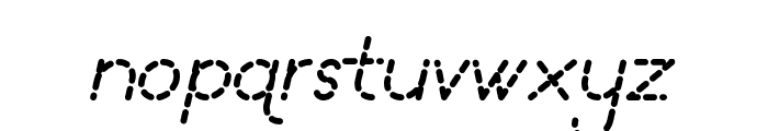 Lamborgini Italic Dash Font LOWERCASE
