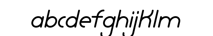 Lamborgini Italic Font LOWERCASE