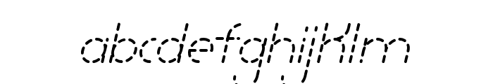 Lamborgini Light Italic Dash Font LOWERCASE