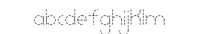 Lamborgini Thin Dash Font LOWERCASE
