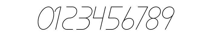 Lamborgini Thin Italic Font OTHER CHARS