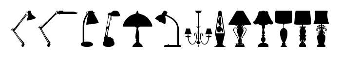 Lamp Font UPPERCASE