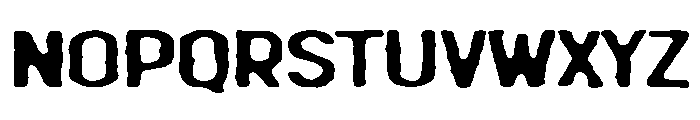Lampoo Font UPPERCASE