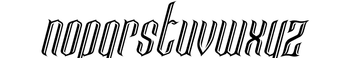 LancasterCastle Font LOWERCASE