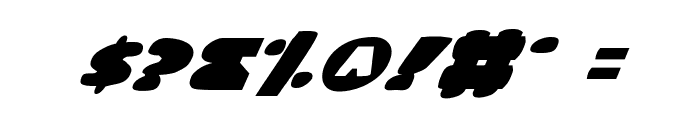 Land Whale Italic Font OTHER CHARS