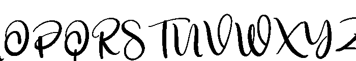 Landscape Font UPPERCASE