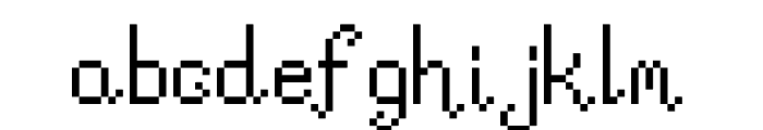 LankyTails Font LOWERCASE