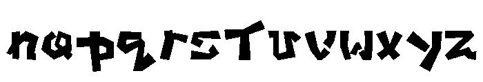 LanternBold Font LOWERCASE