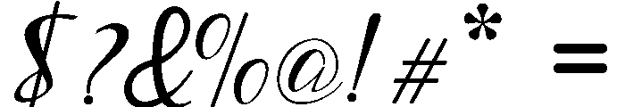 Lantting Font OTHER CHARS