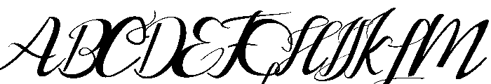Lantting Font UPPERCASE