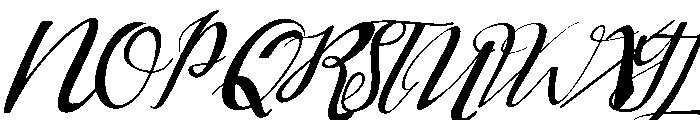 Lantting Font UPPERCASE