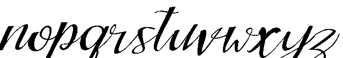 Lantting Font LOWERCASE
