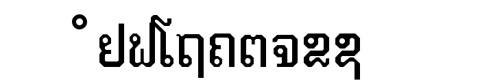 Lao Tangdaene Font OTHER CHARS