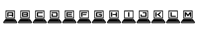 LapTop Condensed Font LOWERCASE