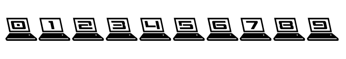 LapTop Leftalic Font OTHER CHARS
