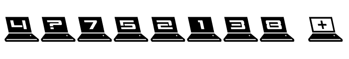 LapTop Leftalic Font OTHER CHARS