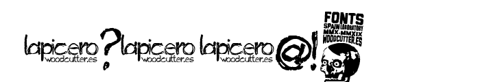 Lapicero Font OTHER CHARS