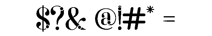 Lara dot Serif Regular Font OTHER CHARS