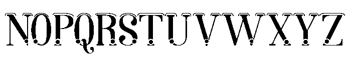 Lara dot Serif Regular Font UPPERCASE