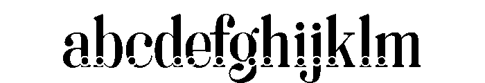 Lara dot Serif Regular FONT