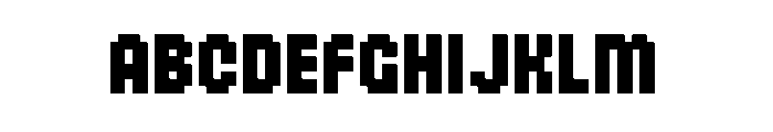 Larceny Font UPPERCASE