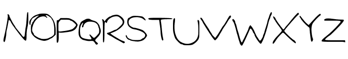 Large_Handwriting Font UPPERCASE