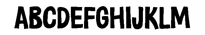Laruku Font UPPERCASE