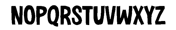 Laruku Font UPPERCASE