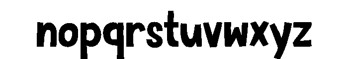 Laruku Font LOWERCASE