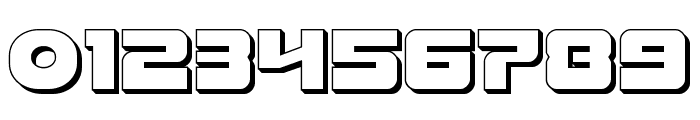Laser Corps 3D Font OTHER CHARS