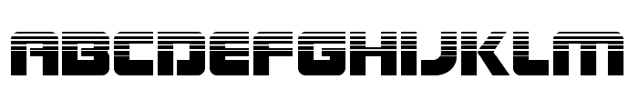 Laser Corps Halftone Font LOWERCASE