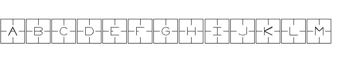 Laser Systems Normal Font LOWERCASE