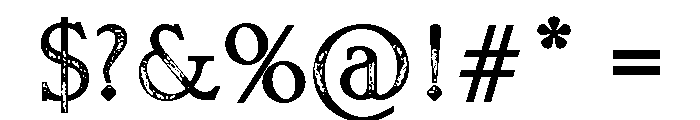 Last Rite Font OTHER CHARS