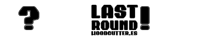 Last Round Font OTHER CHARS