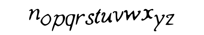 LastLine Font LOWERCASE