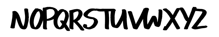 Lasting Ghouls Font UPPERCASE