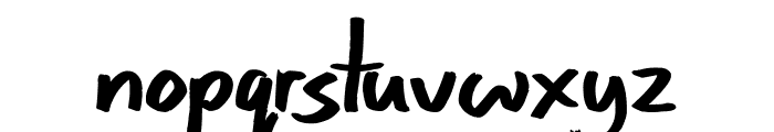 Lasting Ghouls Font LOWERCASE