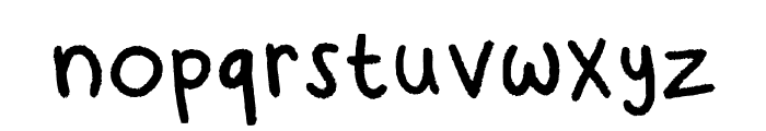 Lasttosleep Regular Font LOWERCASE