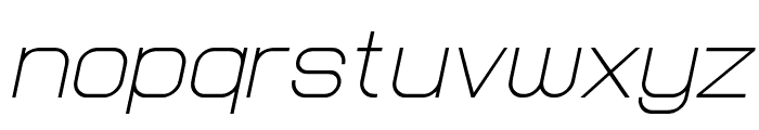 Lastwaerk light Oblique Font LOWERCASE