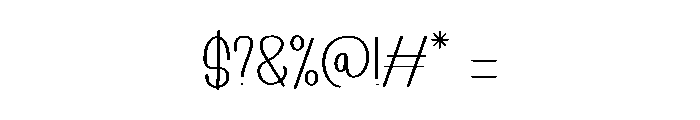 Late Summer Font OTHER CHARS